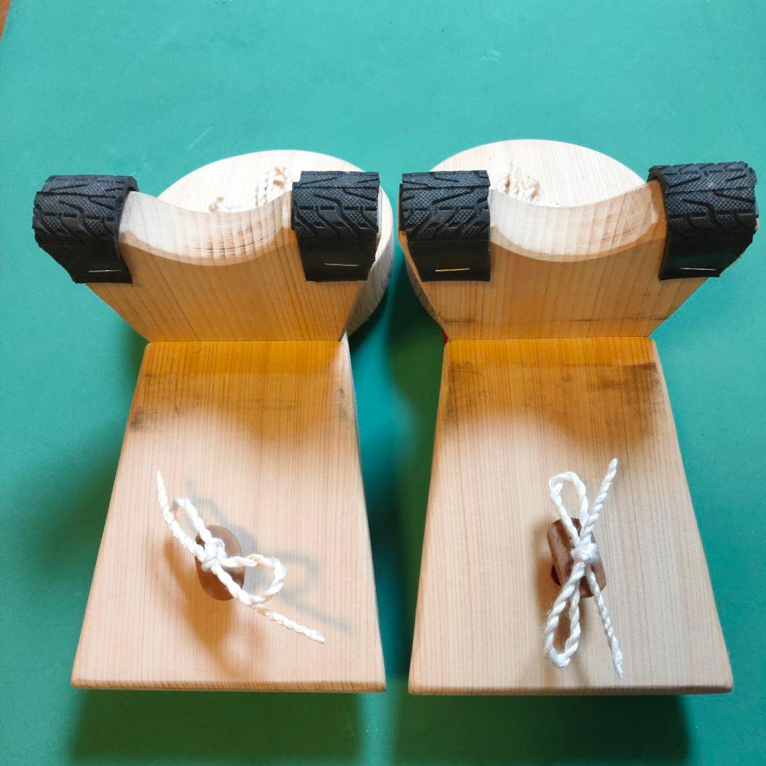 古墳の一本歯下駄