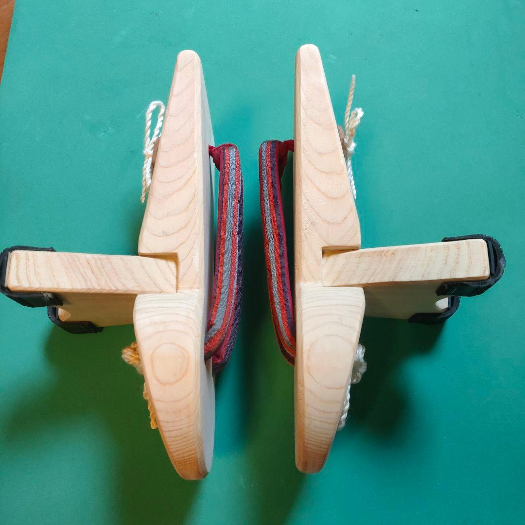 古墳の一本歯下駄