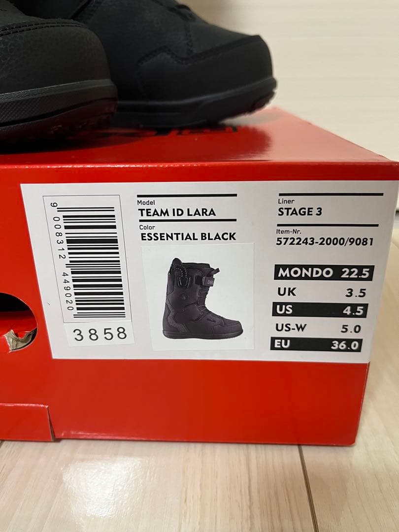 スノーボード　ブーツ ディーラックス TEAM ID lara 22.5 ララ