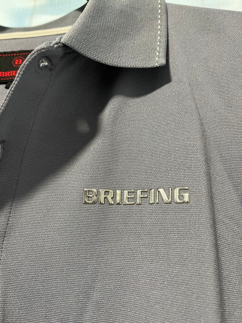 【S】BRIEFING GOLF ベーシック長袖ポロ