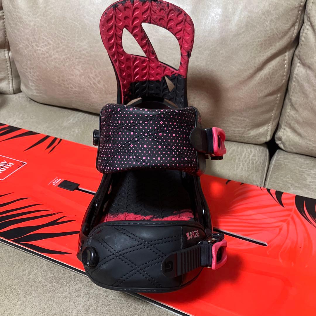 BURTON HIDE A WAY 140×SALOMON RHYTHM S