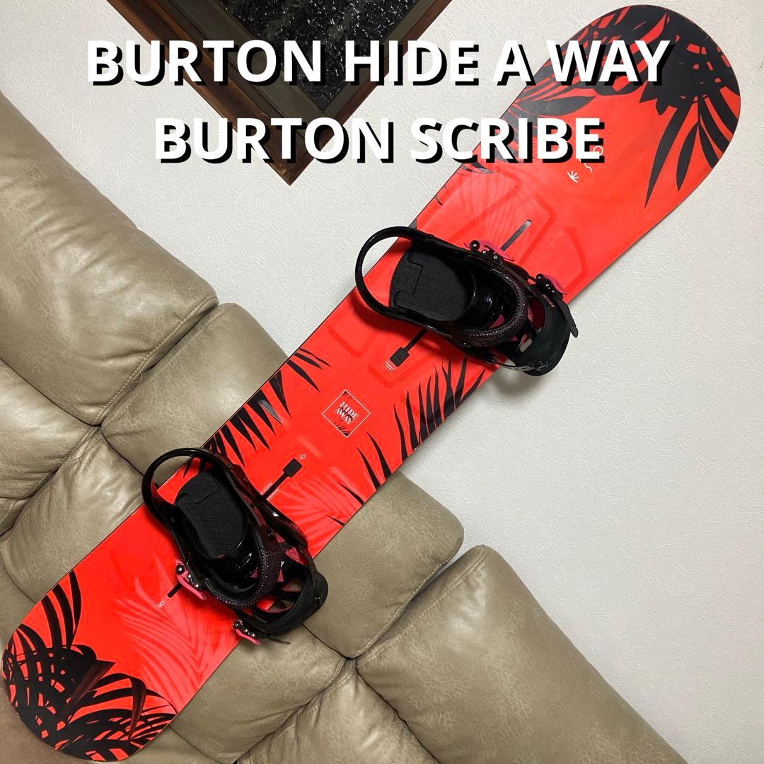 BURTON HIDE A WAY 140×SALOMON RHYTHM S
