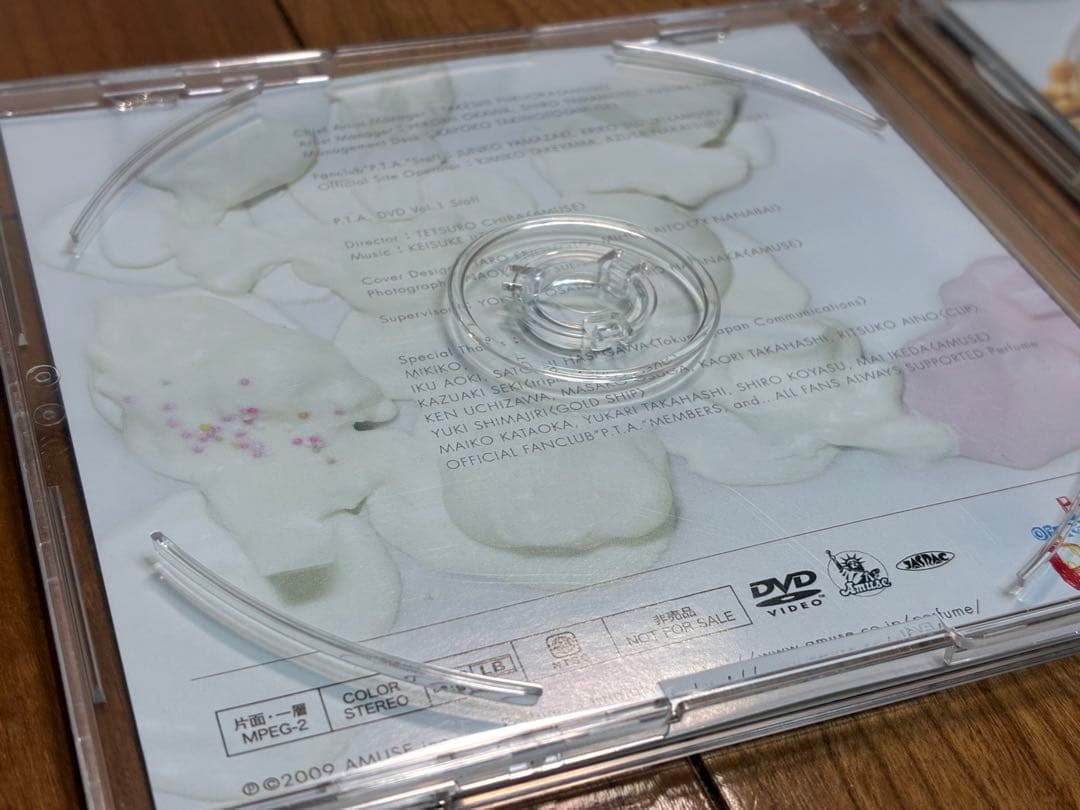 Perfume ファンクラブ P.T.A. DVD vol1とvol2