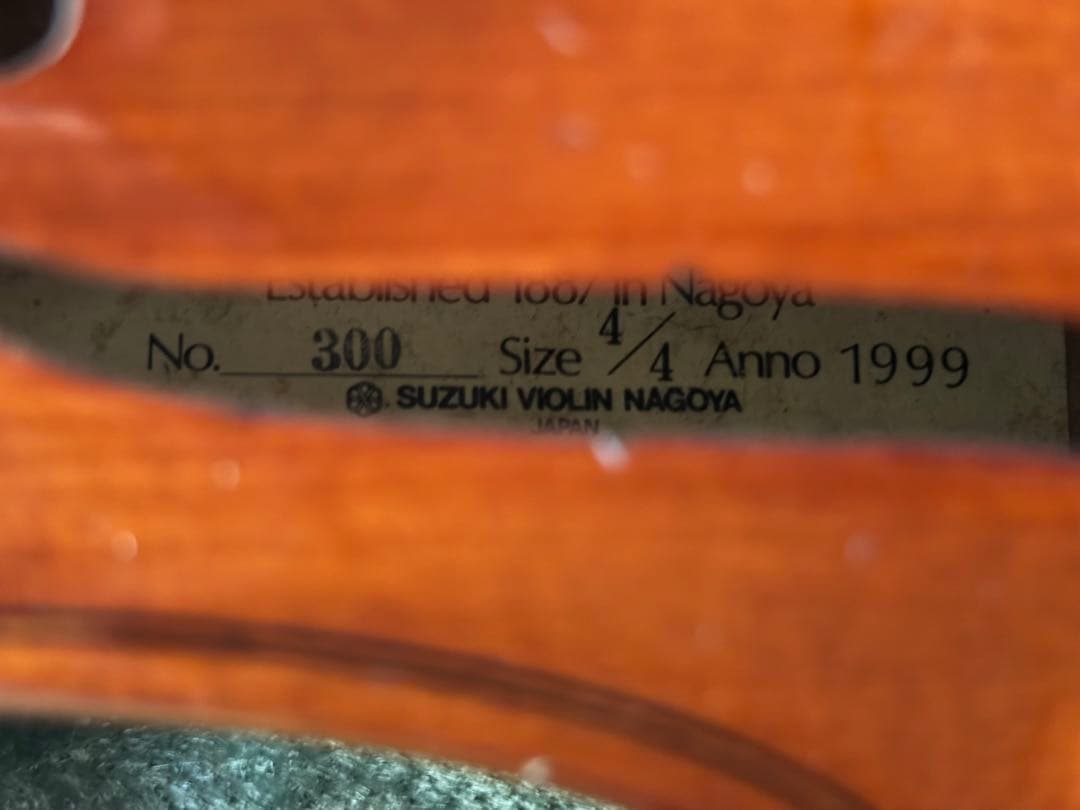 SUZUKI バイオリン No.300 4/4 1999年