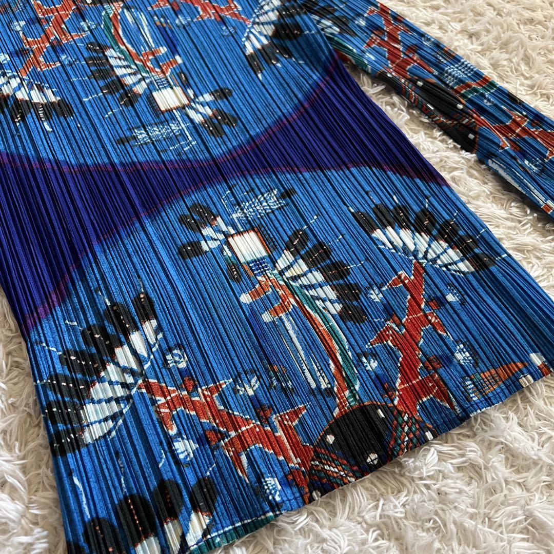 【PLEATS PLEASE 】イッセイミヤケ　プリーツ加工 長袖Tシャツ