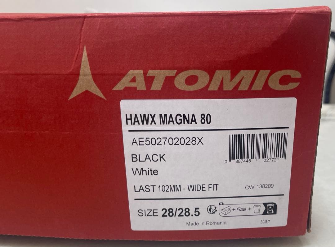 スキー ATOMIC Hawx Magna 80 28-28.5cm
