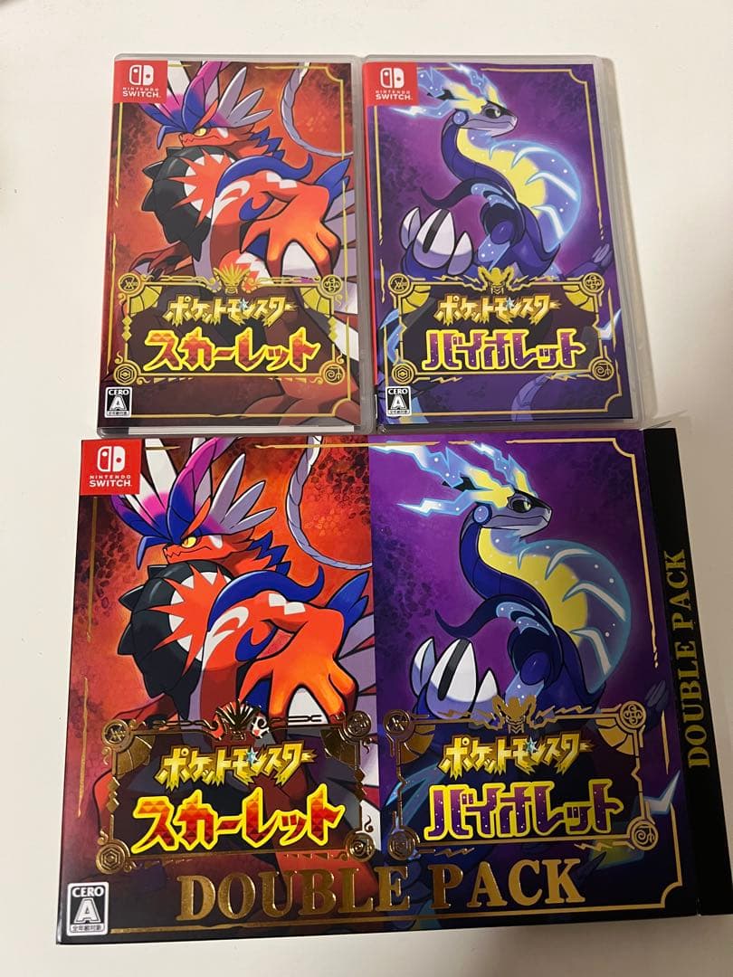 ポケットモンスター スカーレット・バイオレット ダブルパック　スイッチ　ソフト