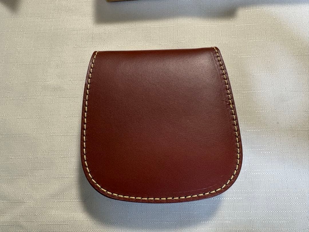 BP 日本製　牛革　二つ折り財布　ケース　　新品　ブラウン