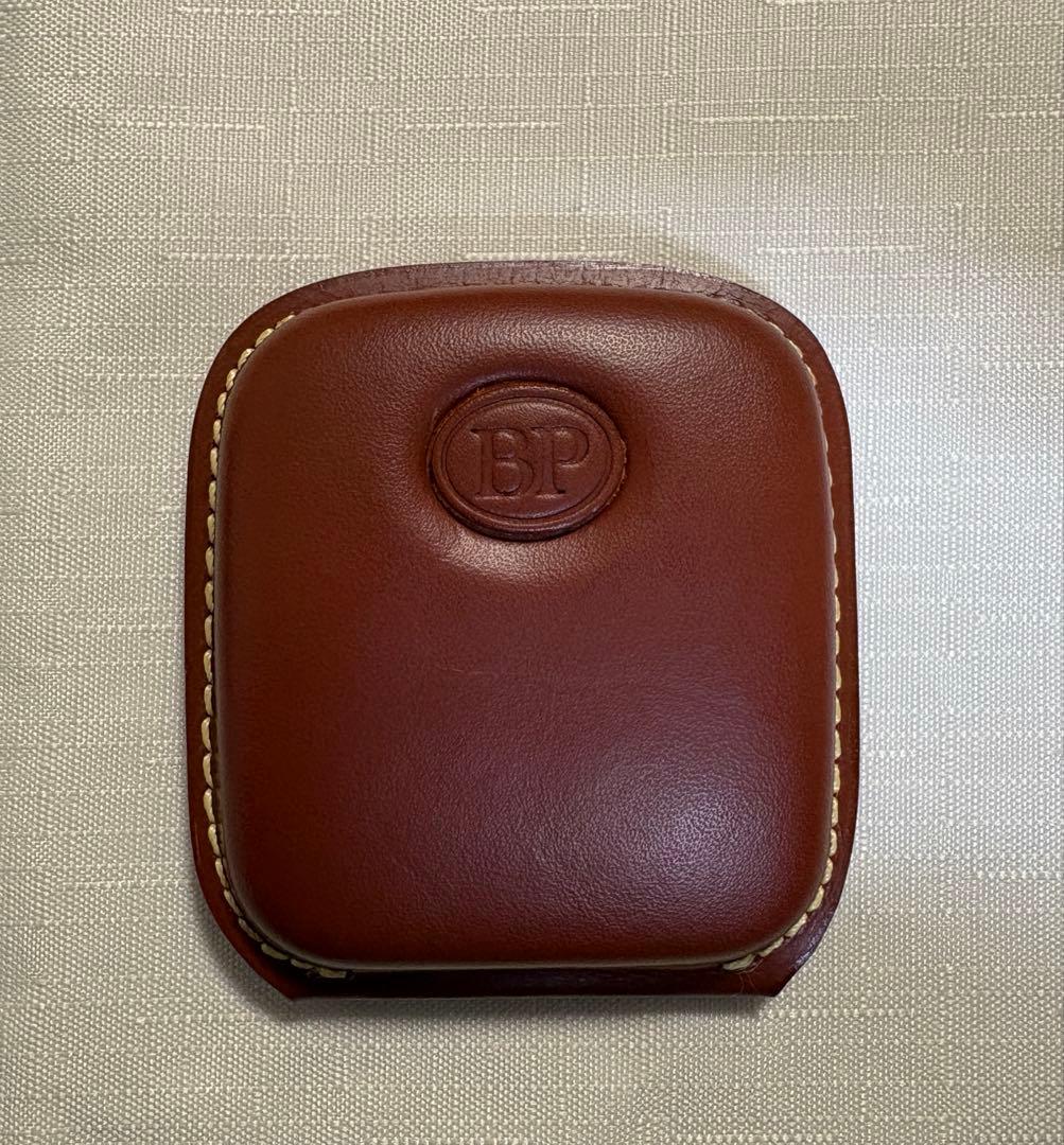 BP 日本製　牛革　二つ折り財布　ケース　　新品　ブラウン