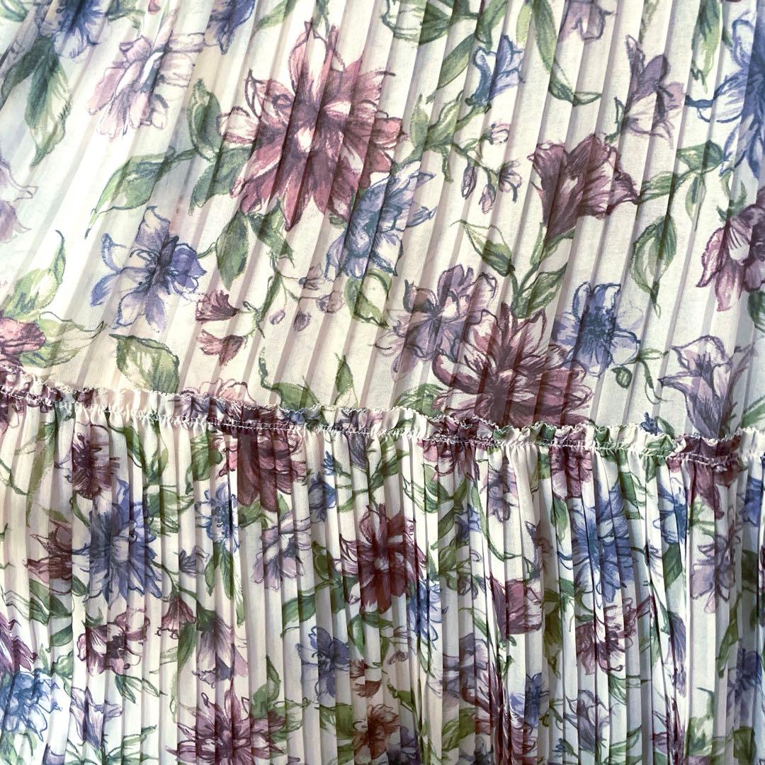 【新品タグ付】SNIDEL プリーツプリントワンピース