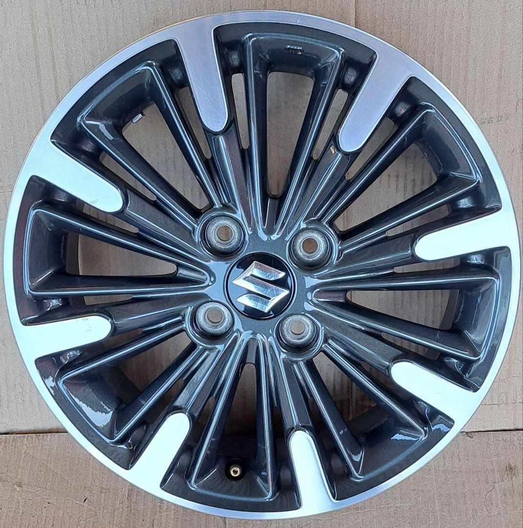 TOMO様スズキ スペーシア カスタム MK53S 純正ホイール15インチ 4本