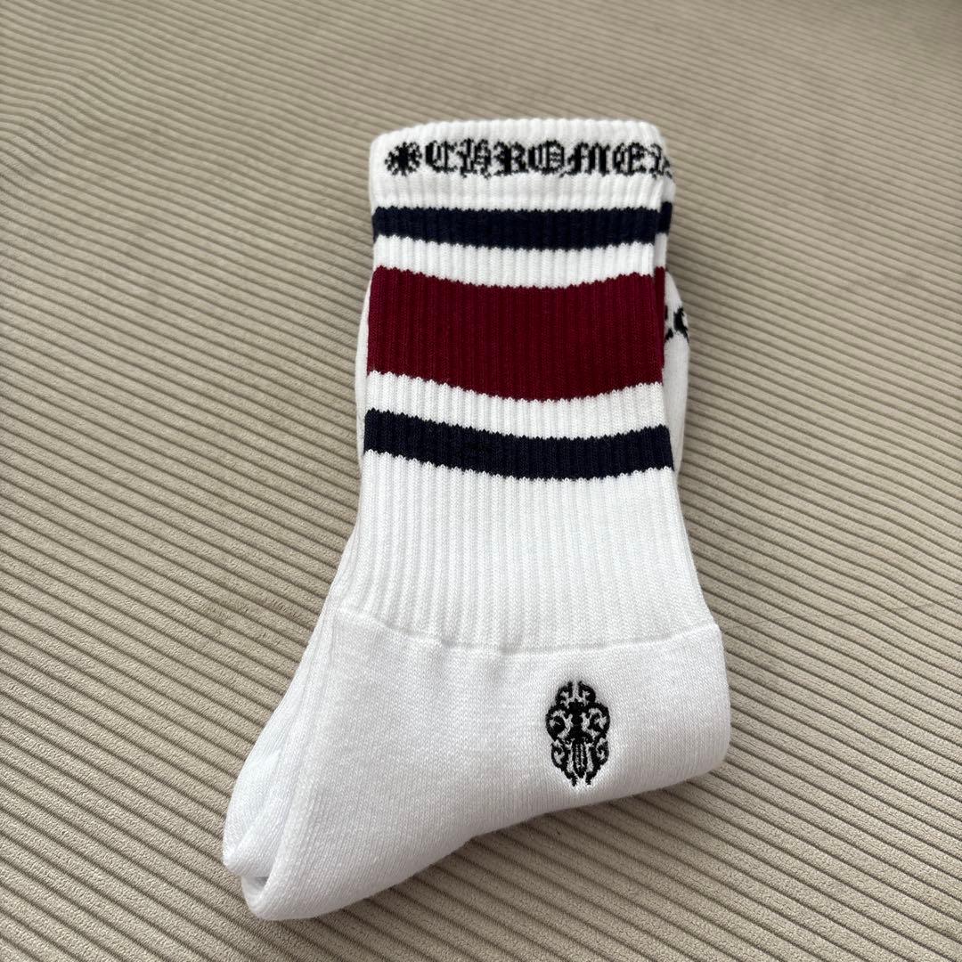 CHROME HEARTS 黄色ストライプソックス 1足