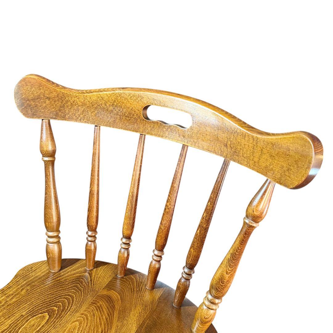 HR912 柏木工　ウィンザーチェア　ダイニングチェア　スピンドルバック