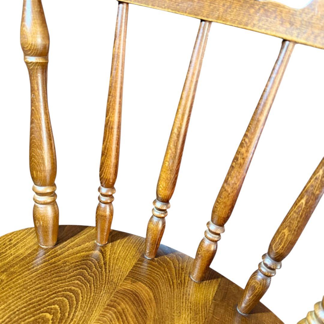 HR912 柏木工　ウィンザーチェア　ダイニングチェア　スピンドルバック