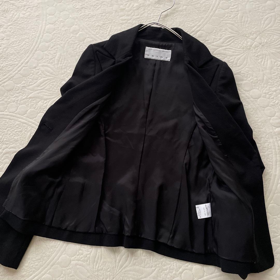 高級　キング　PRIDE プライド　テーラードジャケット　ブラック