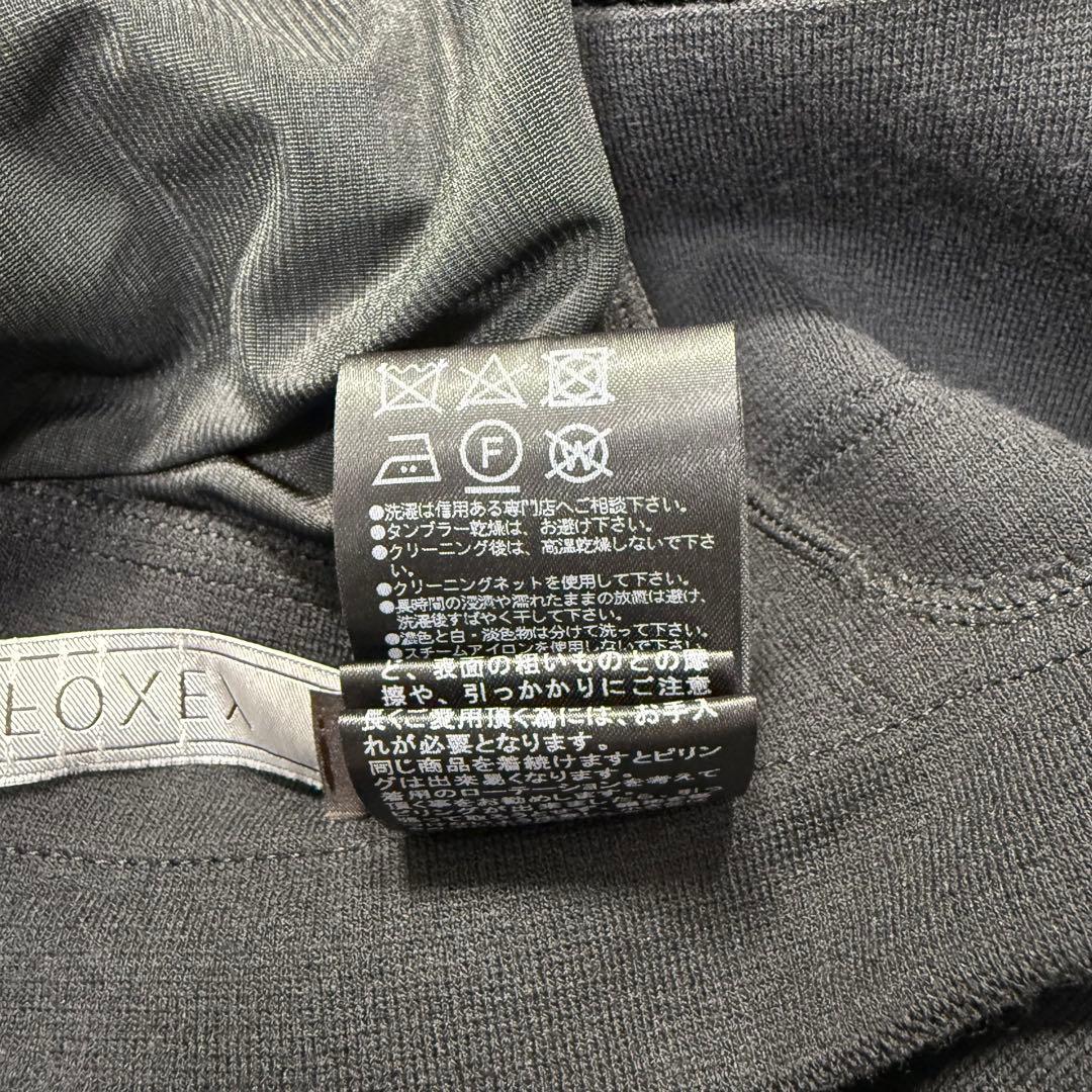 定価9万✨フォクシー ニットドレスワンピース タックフレア フォーマル ブラック