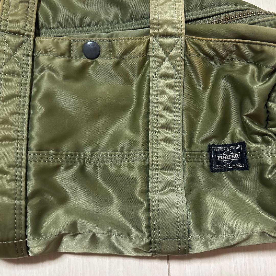 PORTER タンカー セージグリーン ミニボストン L