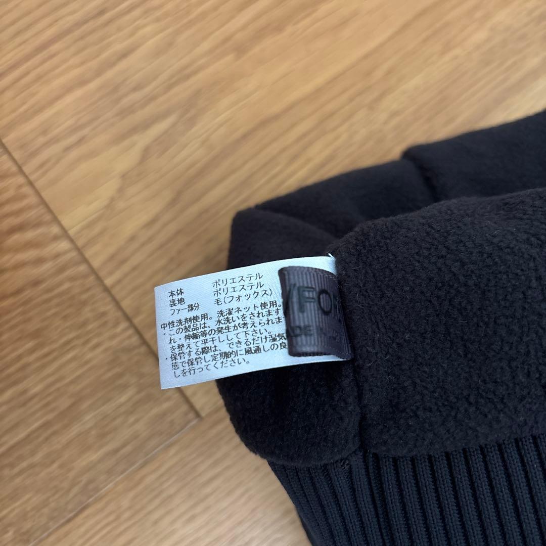 G/FORE ニット帽 ブラック/ネオンイエロー