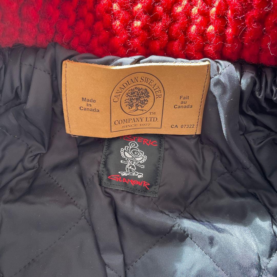 ヒステリックグラマー　ヒステリックミニ　カウチン　カナディアンセーター