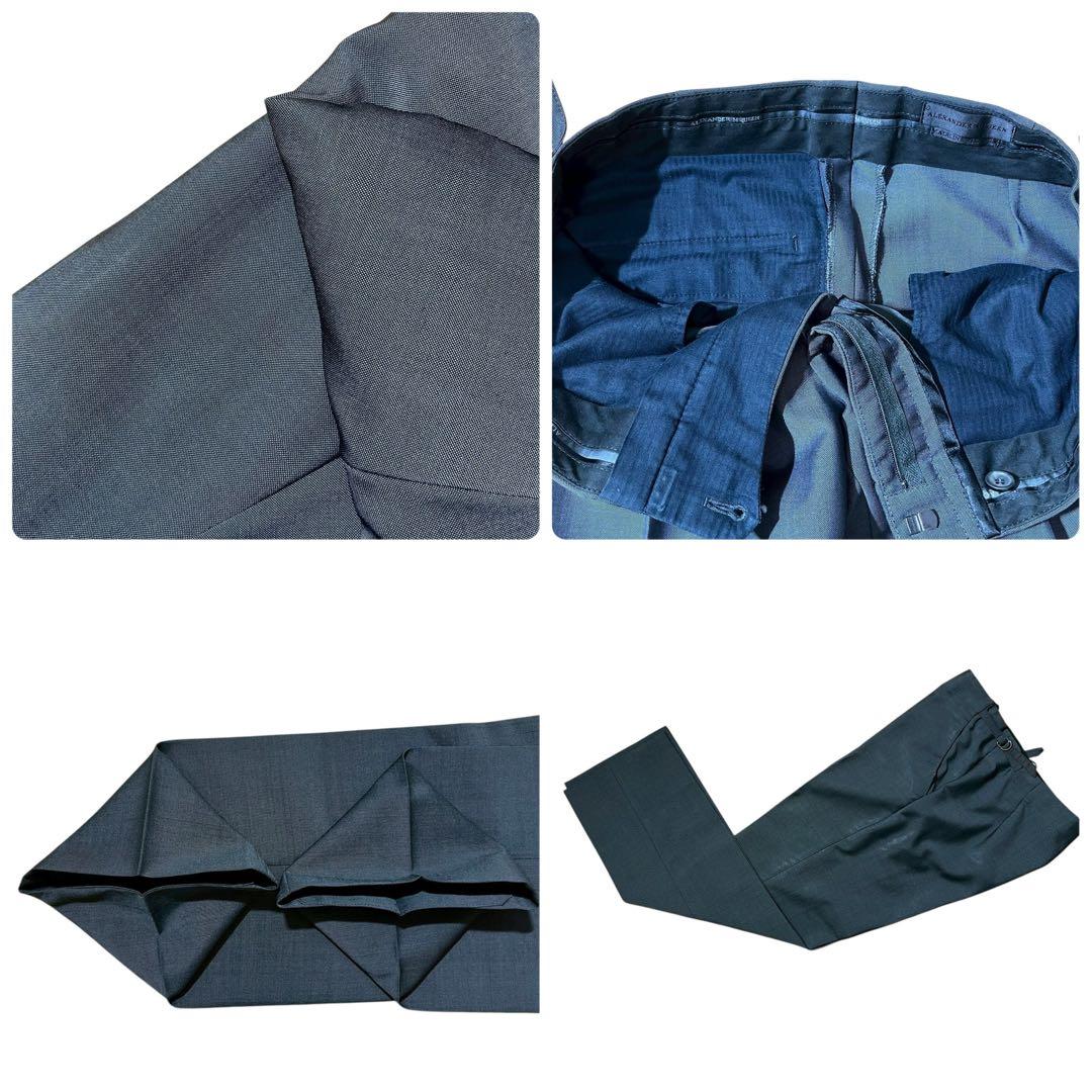 Alexander McQueen セットアップ　スーツ　グレー モヘア