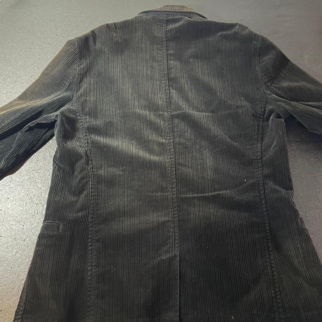 LACOSTE ブラック コーデュロイジャケットパンツ　セットアップ