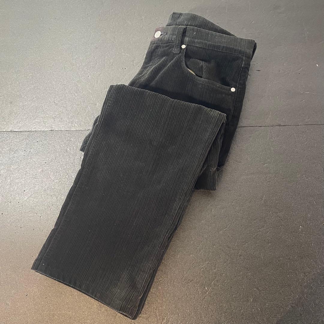 LACOSTE ブラック コーデュロイジャケットパンツ　セットアップ