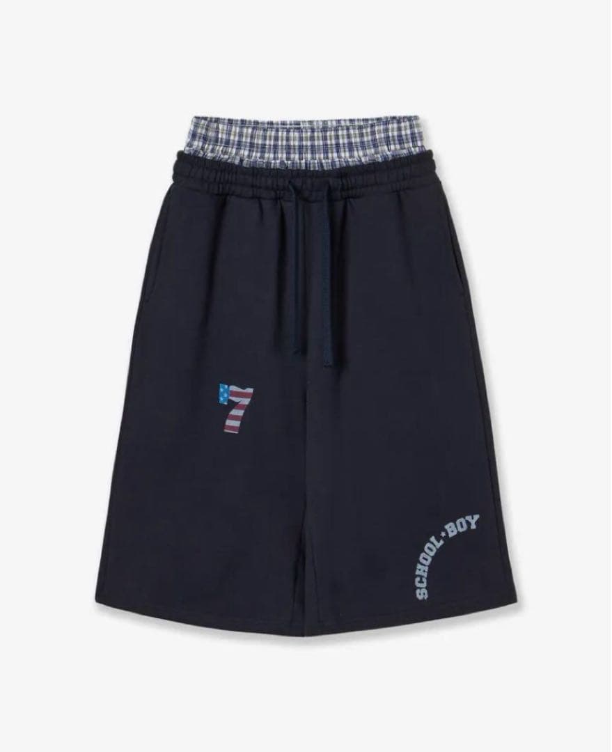 パンツ AEAE TRUNK LAYERED SWEATSHORTS