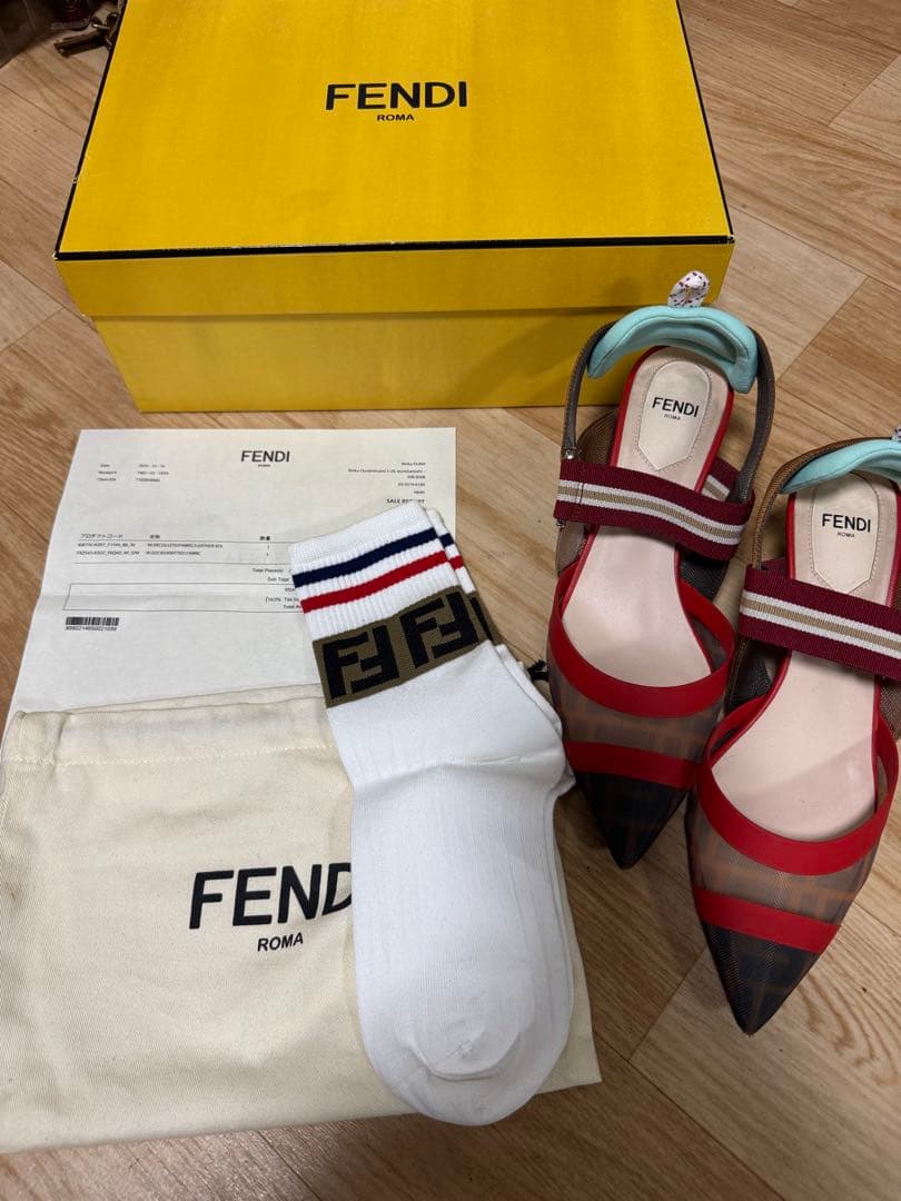 フェンディ FENDI 新品ソックス靴下