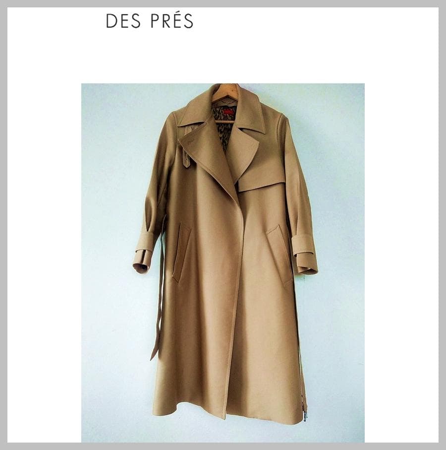 限定価格【美品】DES PRÉS トゥモローランドデプレ トレンチコート／34