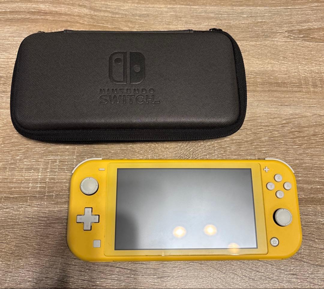 【ケース付き】Nintendo Switch Lite イエロー 本体