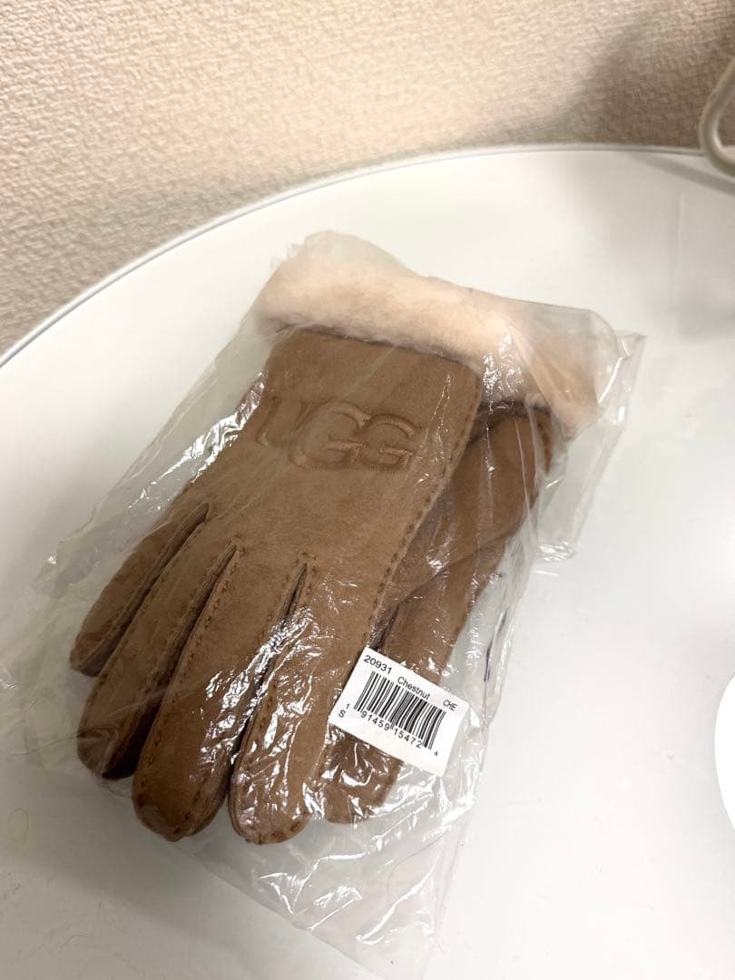 UGG 手袋 シープスキン グローブ Sサイズ