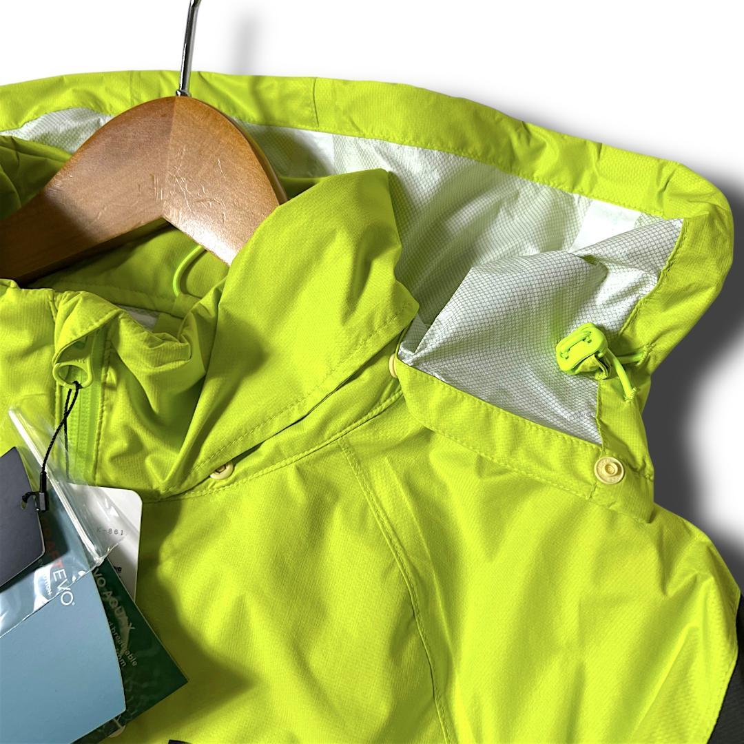 1 パーリーゲイツ AQUAX 防水透湿 レインジャケット ワンピース 黄