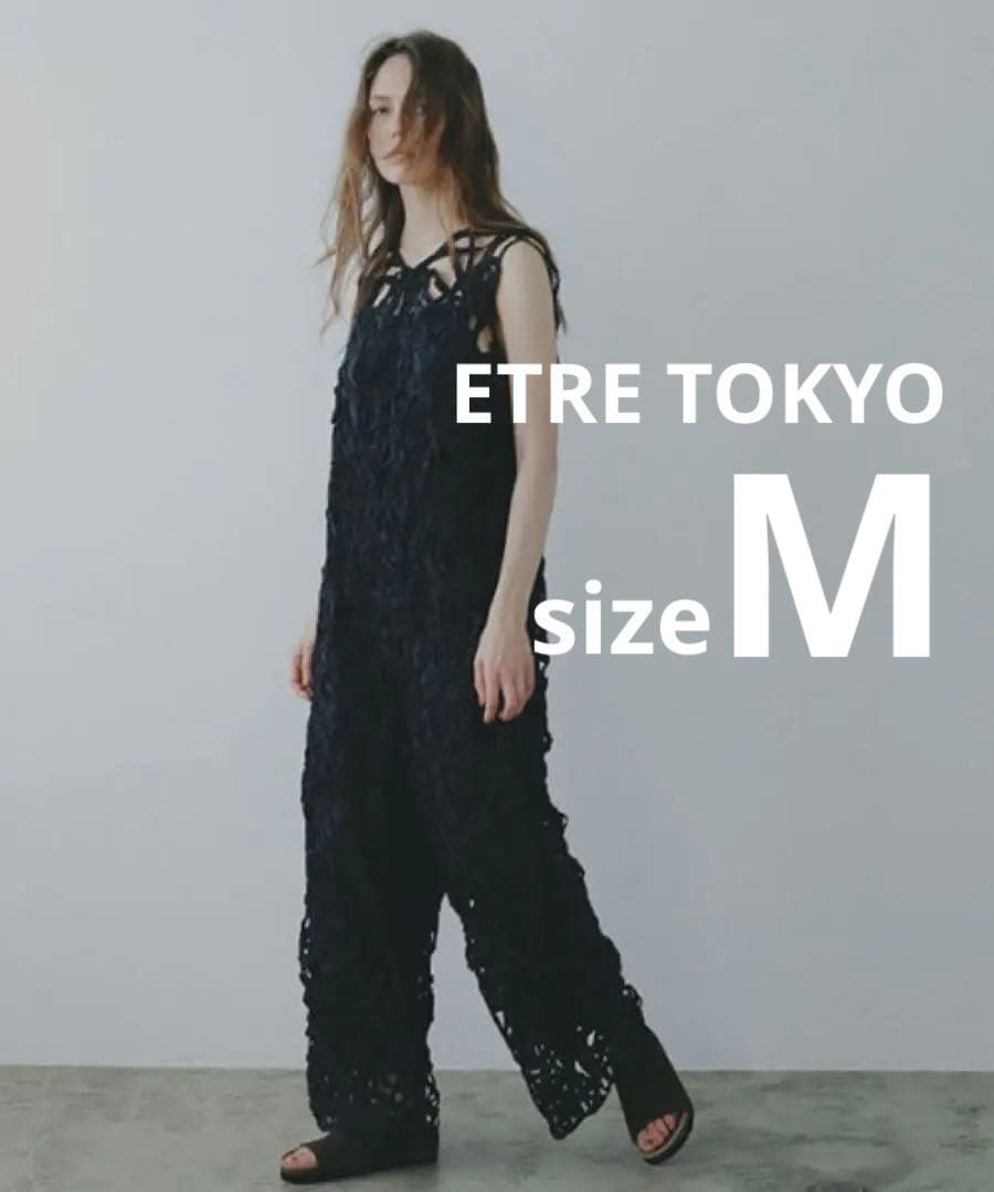 ETRE TOKYO ブレードパターンノースリーブオールインワン