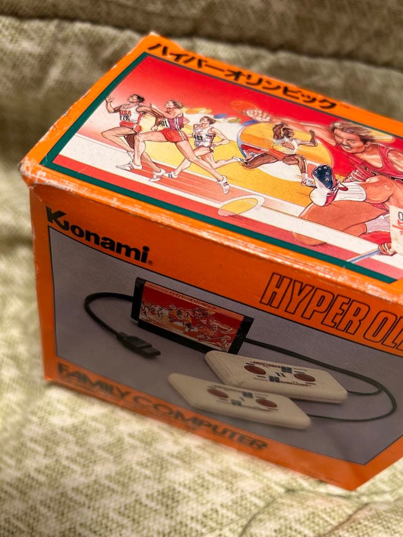 【ジャンク】ファミコン　ディスクシステムソフト　ハイパーオリンピック