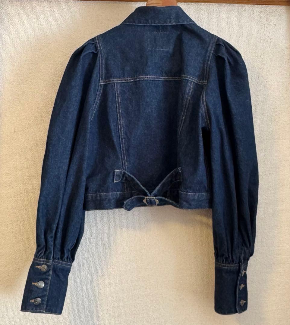 PERNA ペルナ ボリュームスリーブ デニムジャケット Gジャン