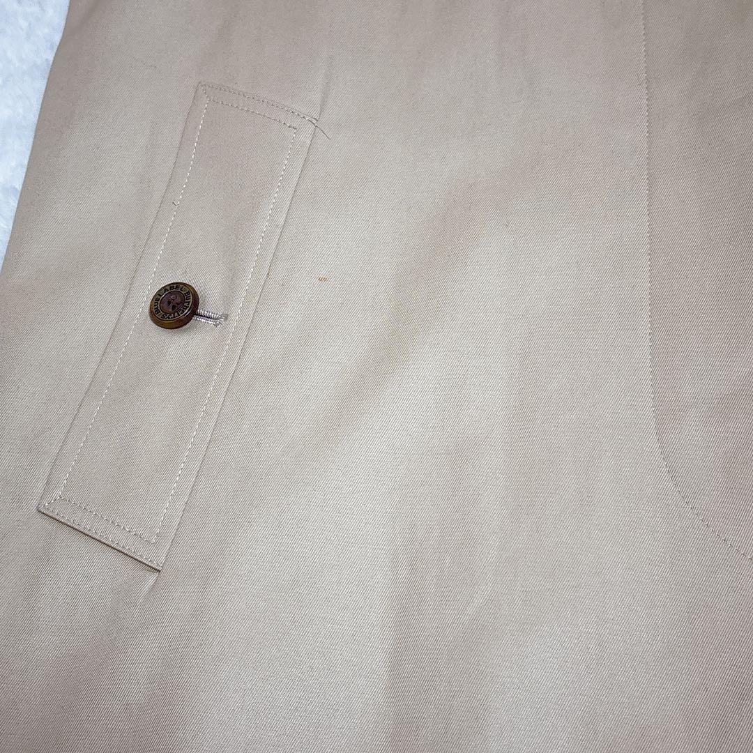 バーバリーブルーレーベル ステンカラーコート ノバチェック ライナー付　L