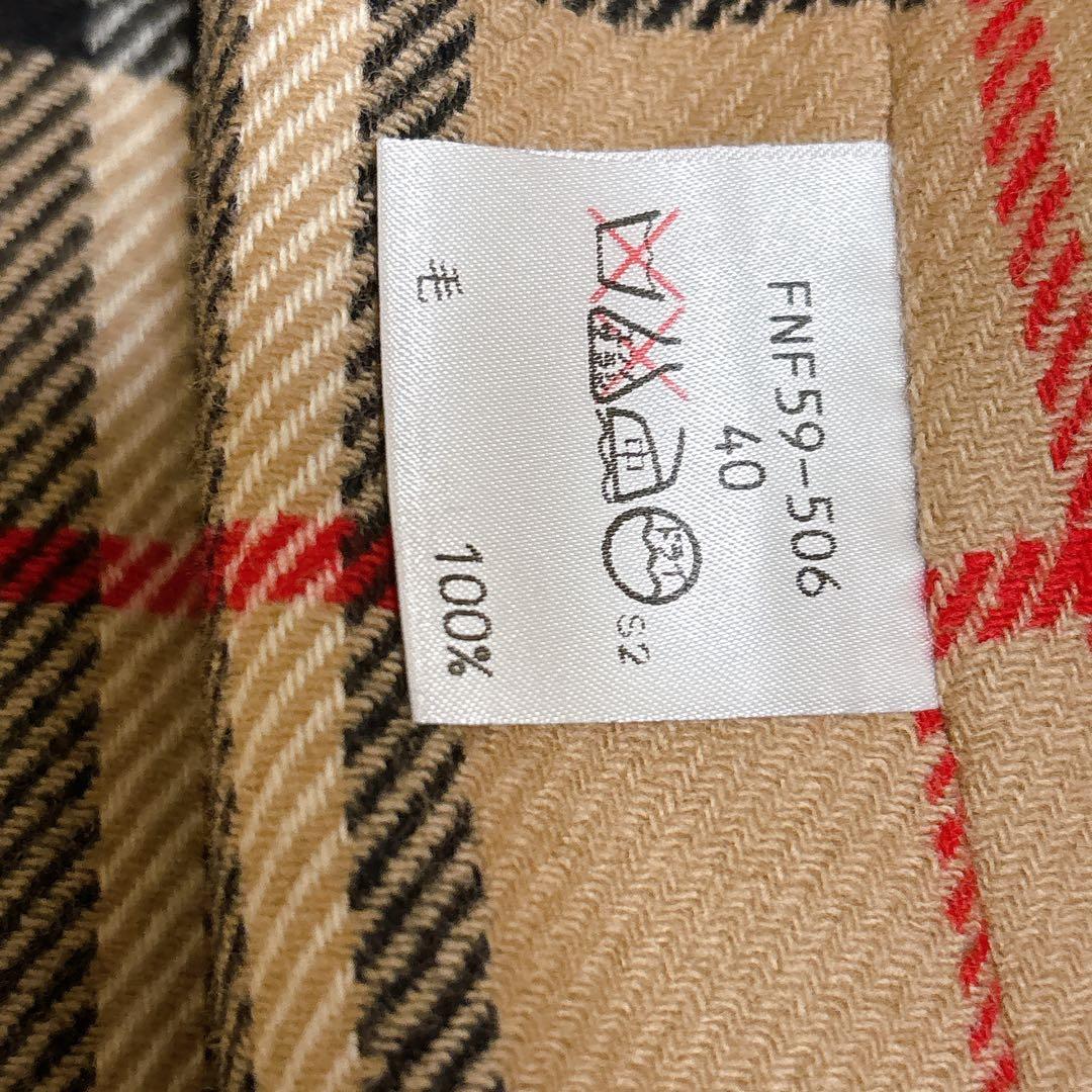 バーバリーブルーレーベル ステンカラーコート ノバチェック ライナー付　L