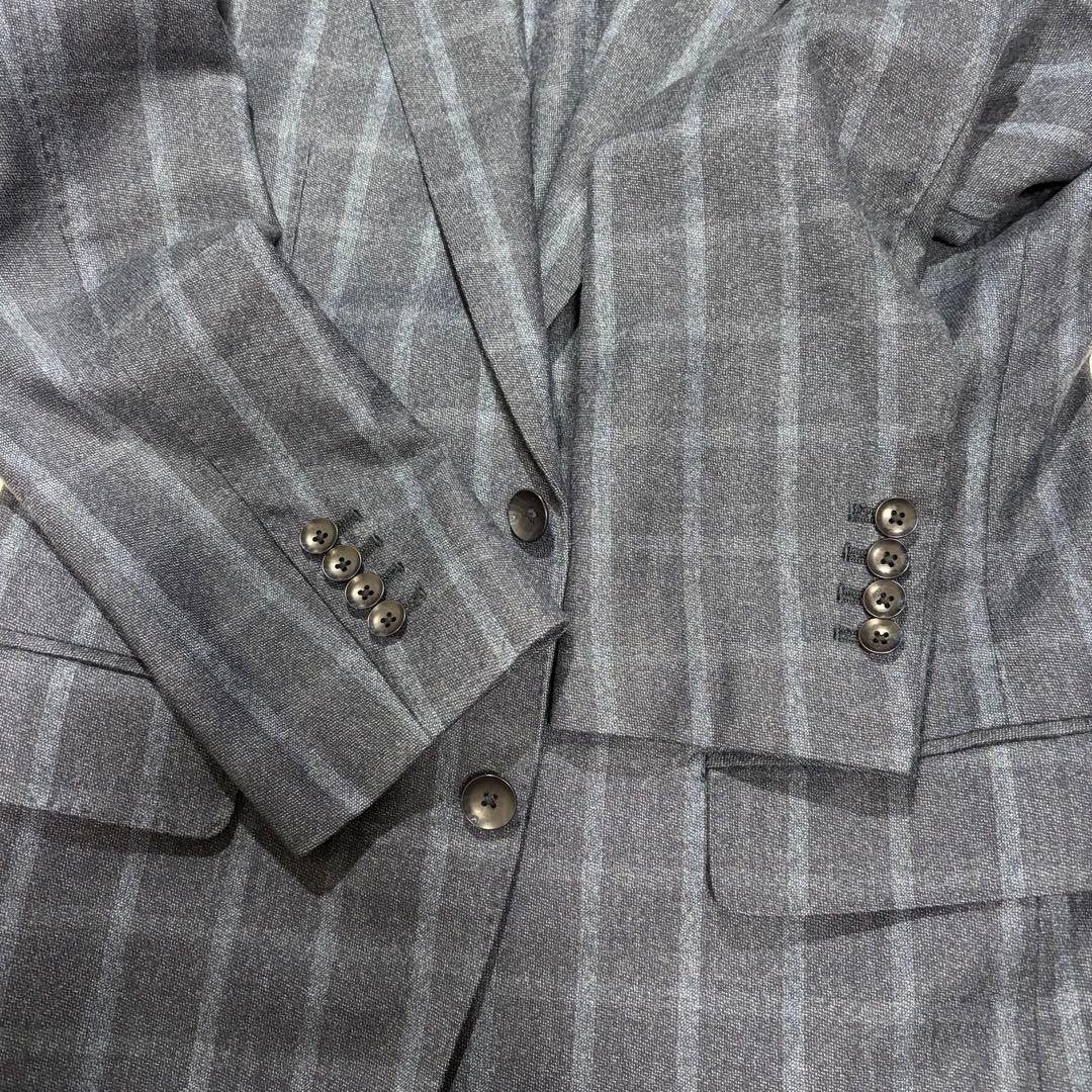 美品✨スーツセレクト スーツ スリーピース マルゾット ウール ネイビー