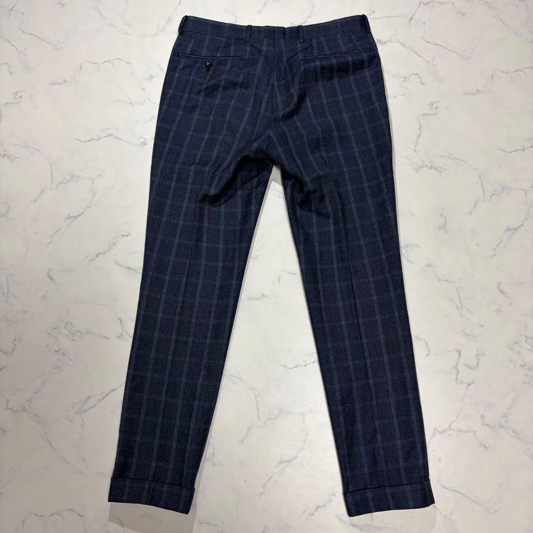 美品✨スーツセレクト スーツ スリーピース マルゾット ウール ネイビー