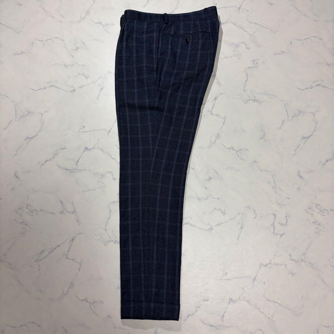 美品✨スーツセレクト スーツ スリーピース マルゾット ウール ネイビー