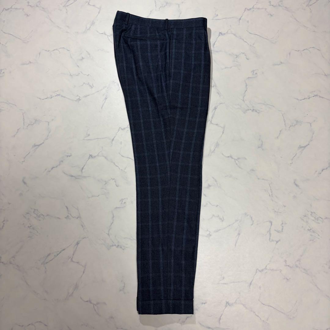 美品✨スーツセレクト スーツ スリーピース マルゾット ウール ネイビー