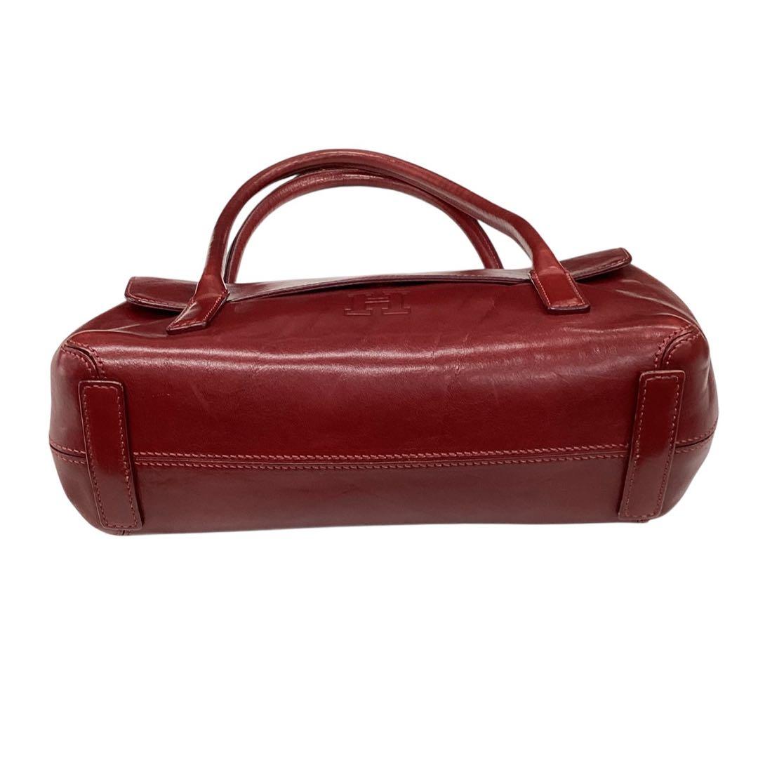 【HIROFU】レッド★レザーバッグ★保存袋【ヒロフ】