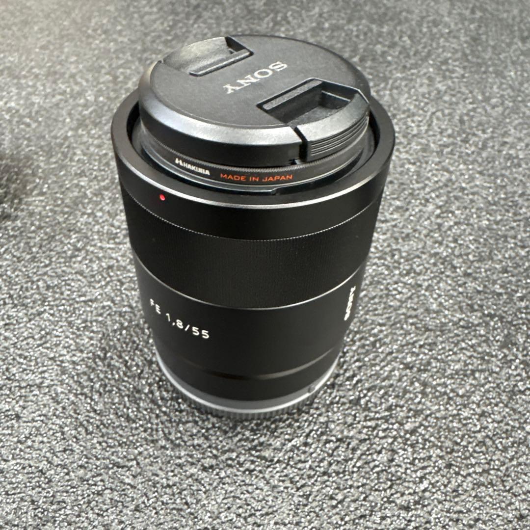 SONY T*FE55mm F1.8 ZA レンズ レンズフィルター3種類付き