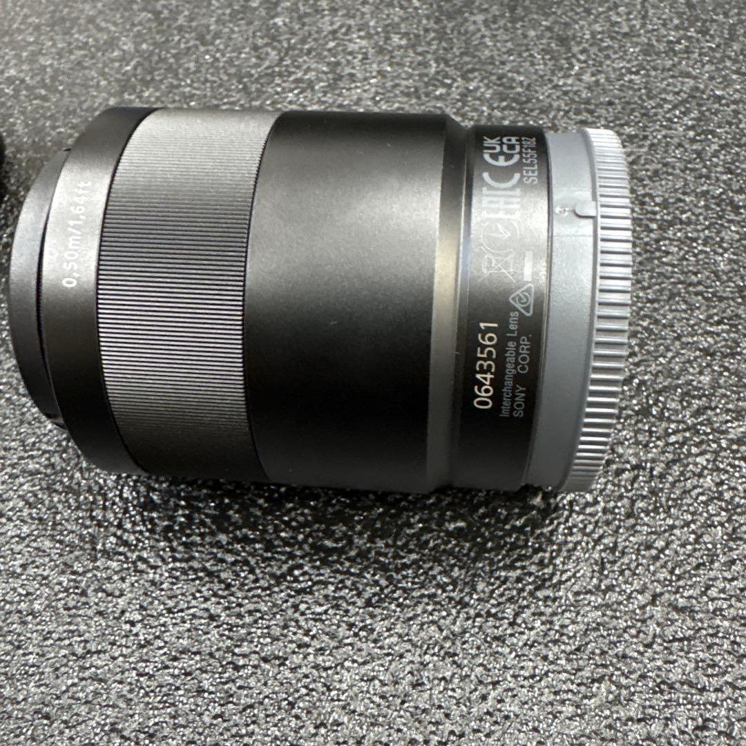 SONY T*FE55mm F1.8 ZA レンズ レンズフィルター3種類付き