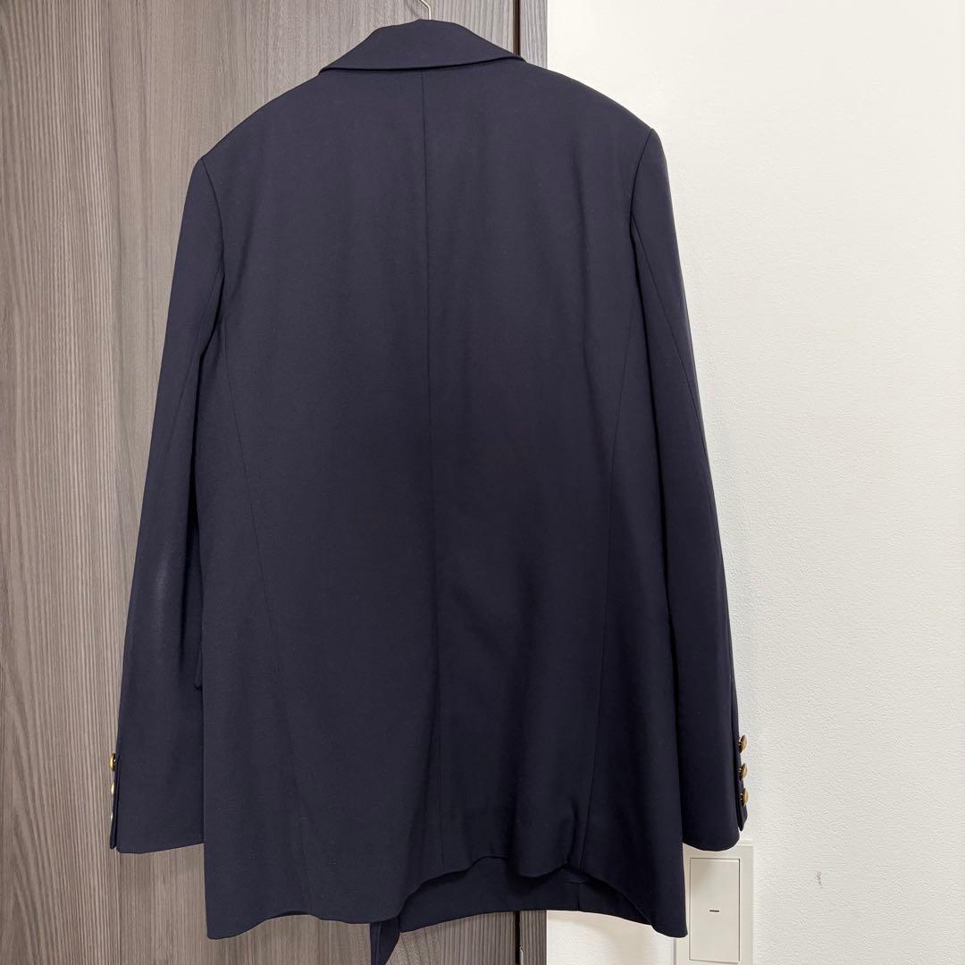 PLST ダブルブレストジャケット　紺ブレ　金ボタン