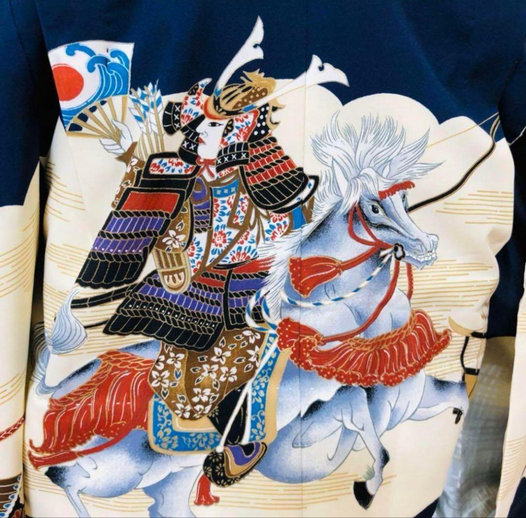 七五三　着物　安心セット　5歳　3歳　男の子　兜　紺