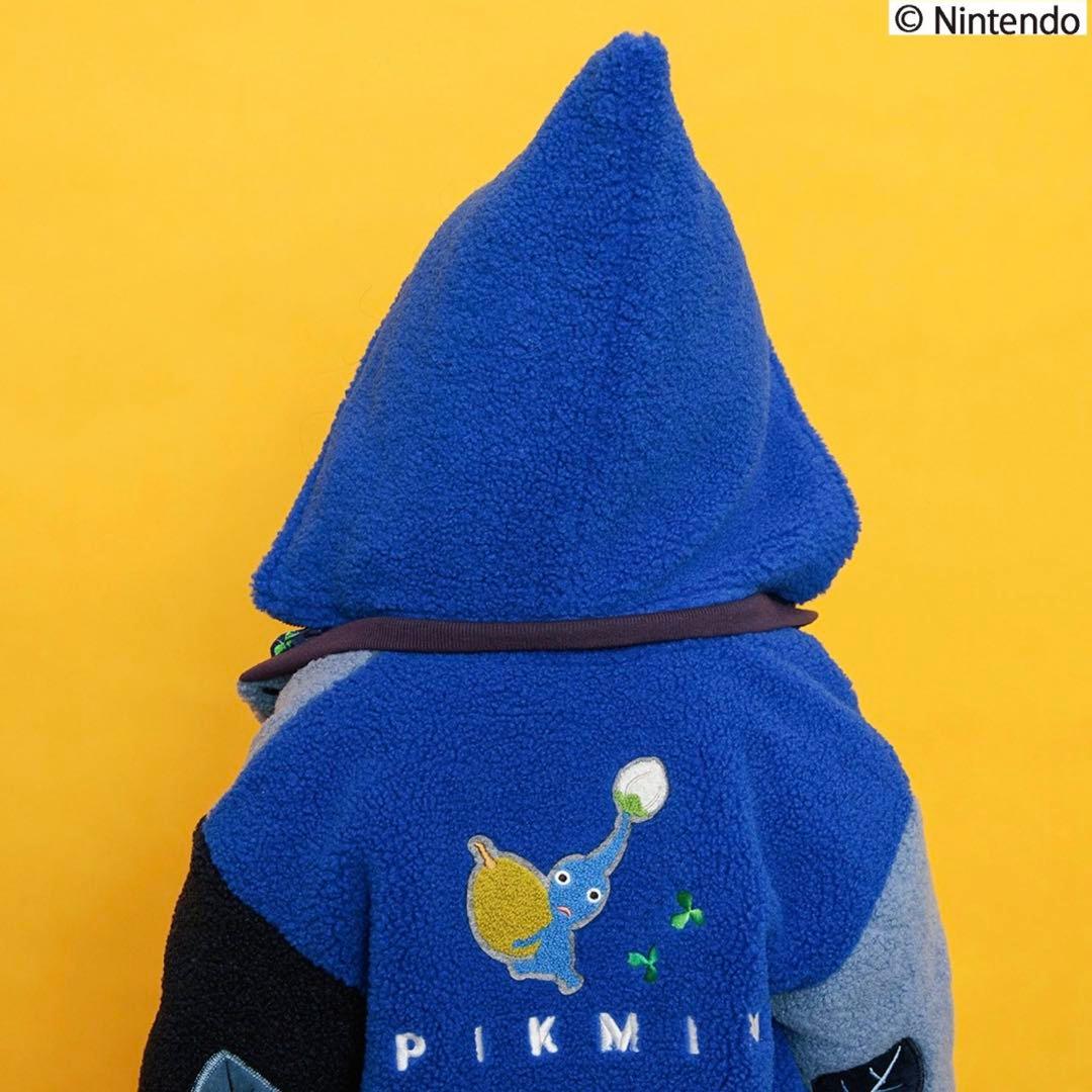 【最安値】ピクミン×BREEZE ブルゾン　青ピクミン　110