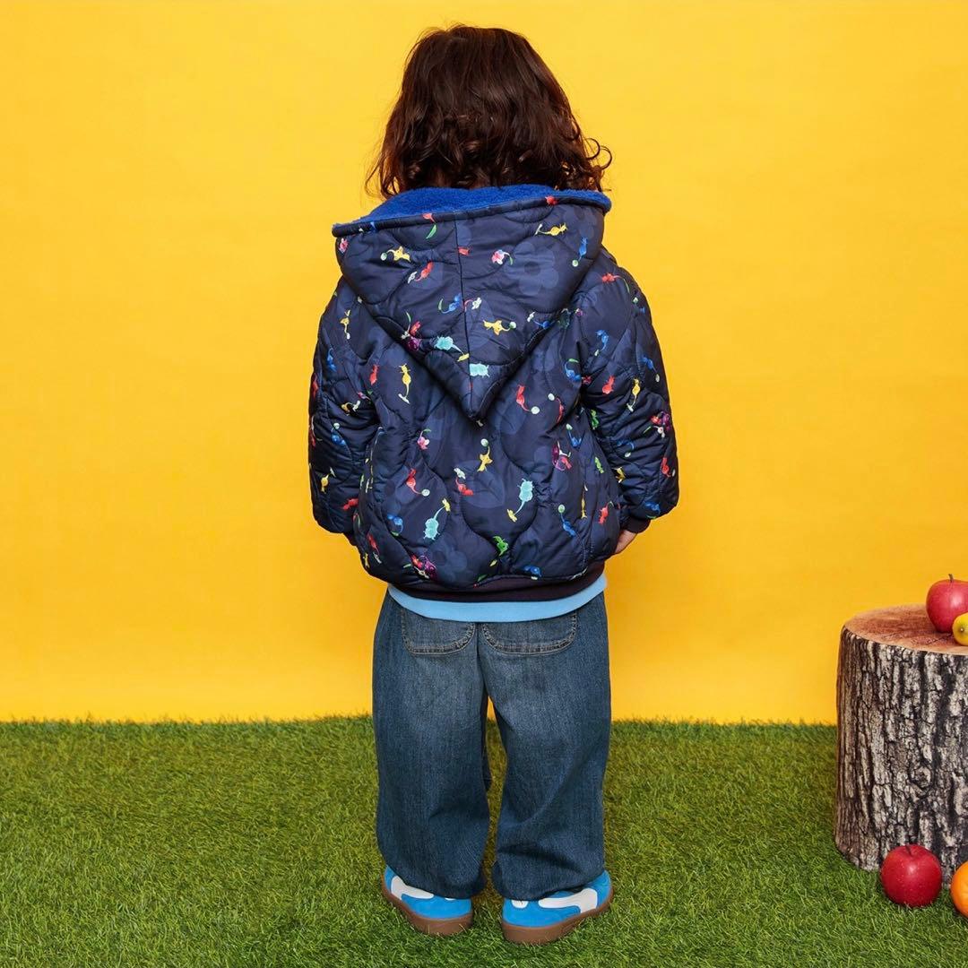 【最安値】ピクミン×BREEZE ブルゾン　青ピクミン　110