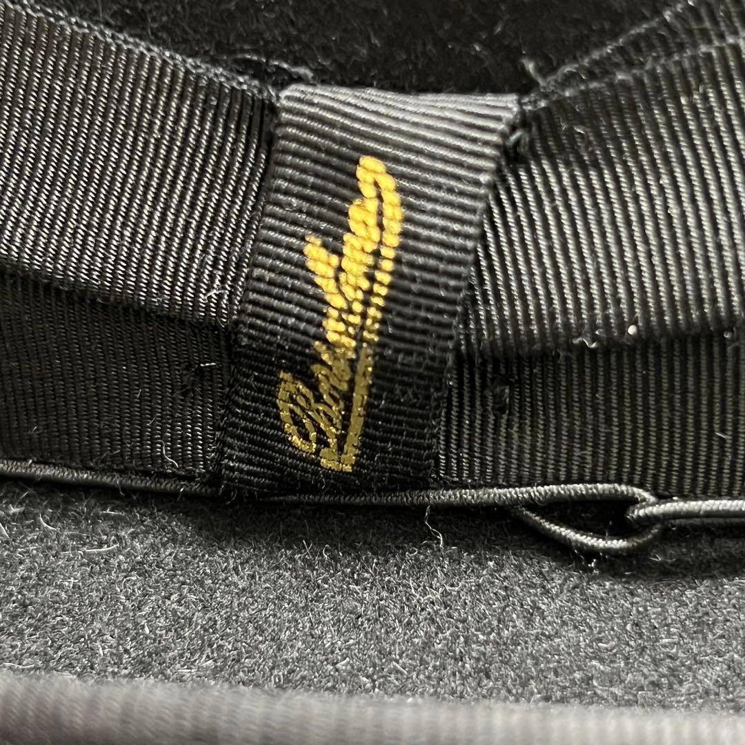 【タグ付き新品】Borsalino（ボルサリーノ）ハット ブラッ