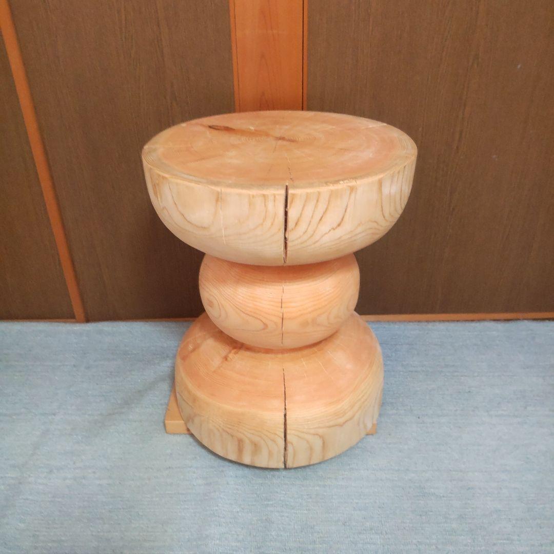 ぼちんきさん専用 檜丸太椅子 スツール